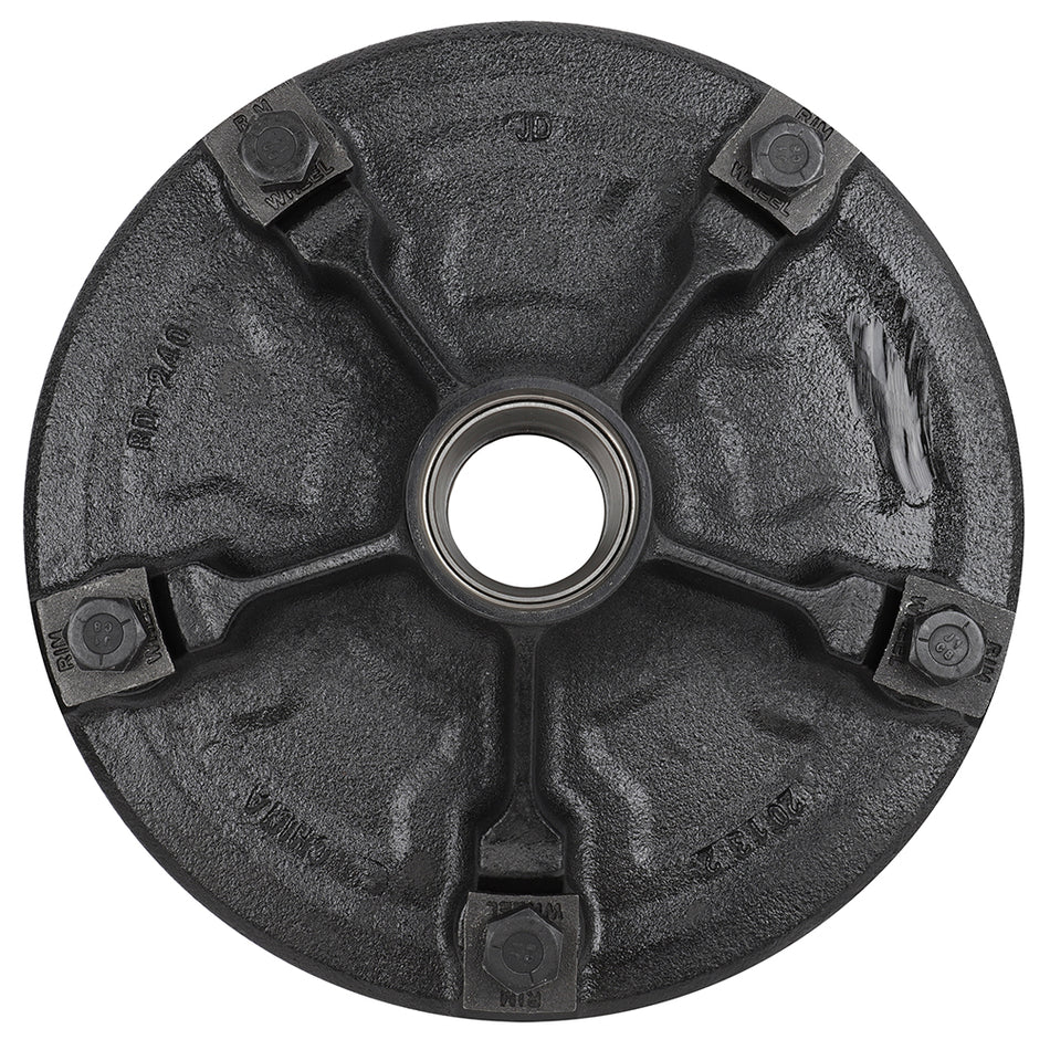 For 3500 Lbs 12 X 2 5 Lug Trailer Brake Drum Galvanized Hub