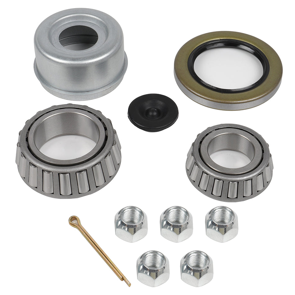 For 3500 lbs axle L68149 X L44649 Bearings with Brake Drum Hub 5 on 4.5
