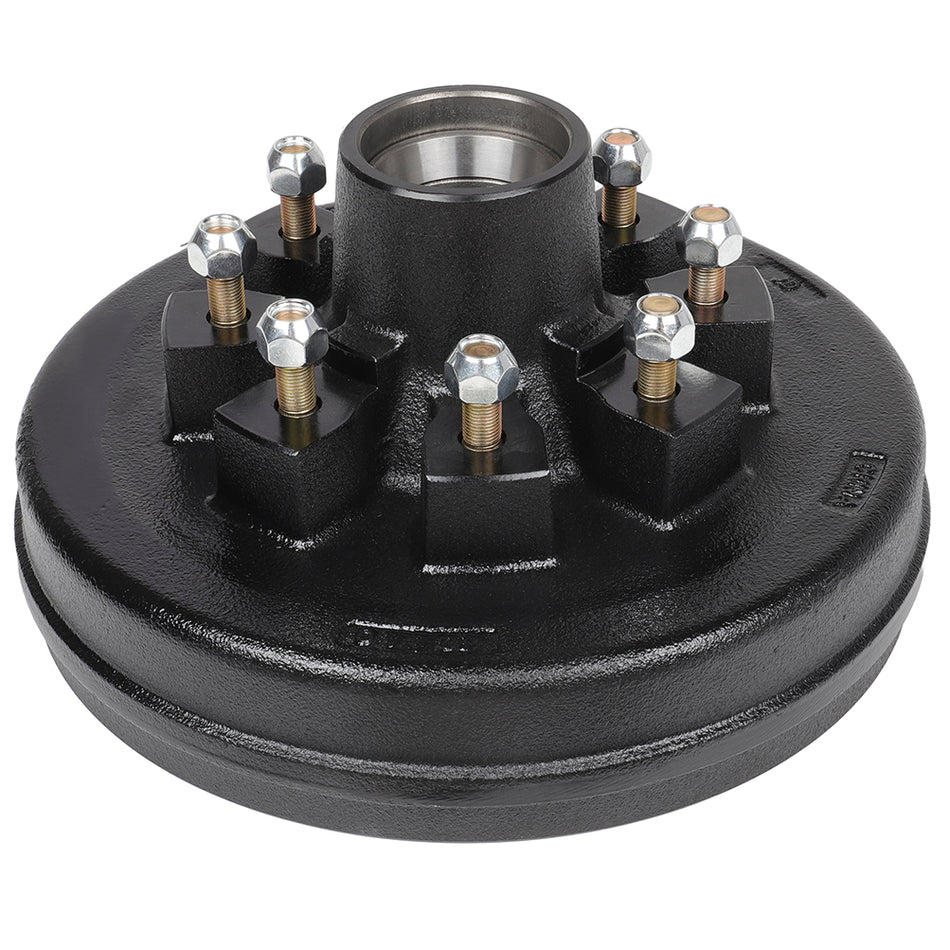 For 7000lbs Axle L14125a X L25580 Bearings With Trailer Galvanized Hub 8 On 6.5