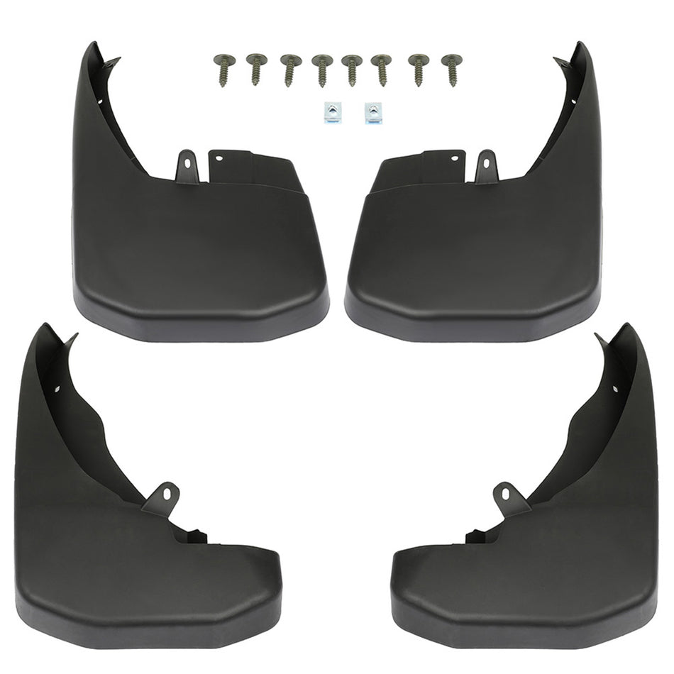 Full Set 4 Mud Flap For 2005-16 Nissan Frontier Splash Guard Fender Mudguard Set