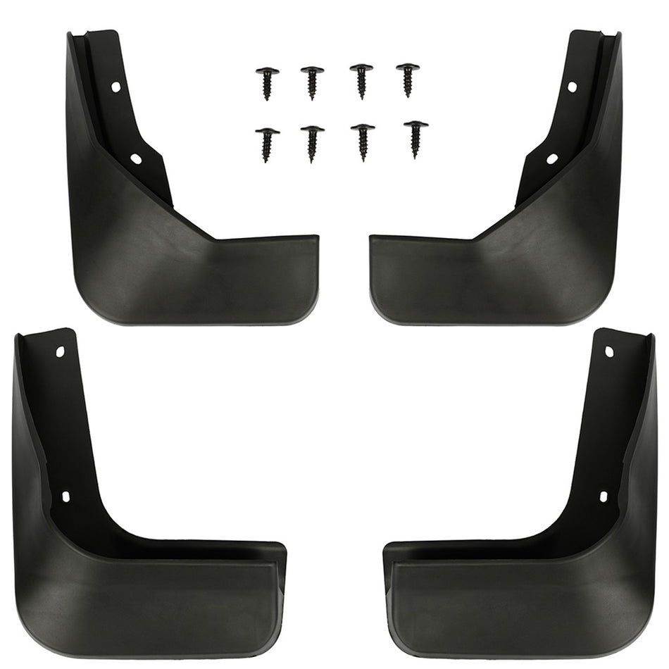 Set of 4 New Front & Rear For 2015-2016 Volkswagen Jetta Mud Flaps Splash Guards