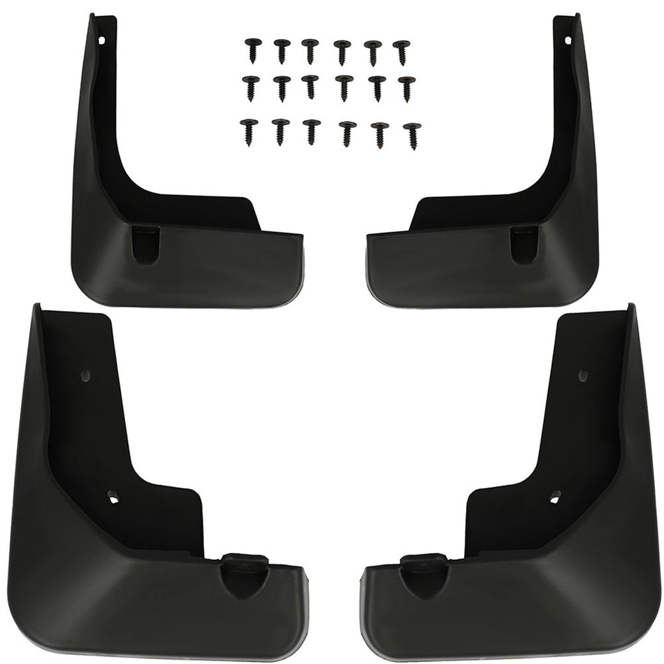 Set of 4 For 2012-2014 Toyota Camry Mud Flap Splash Guard Fender Mudguard Screws