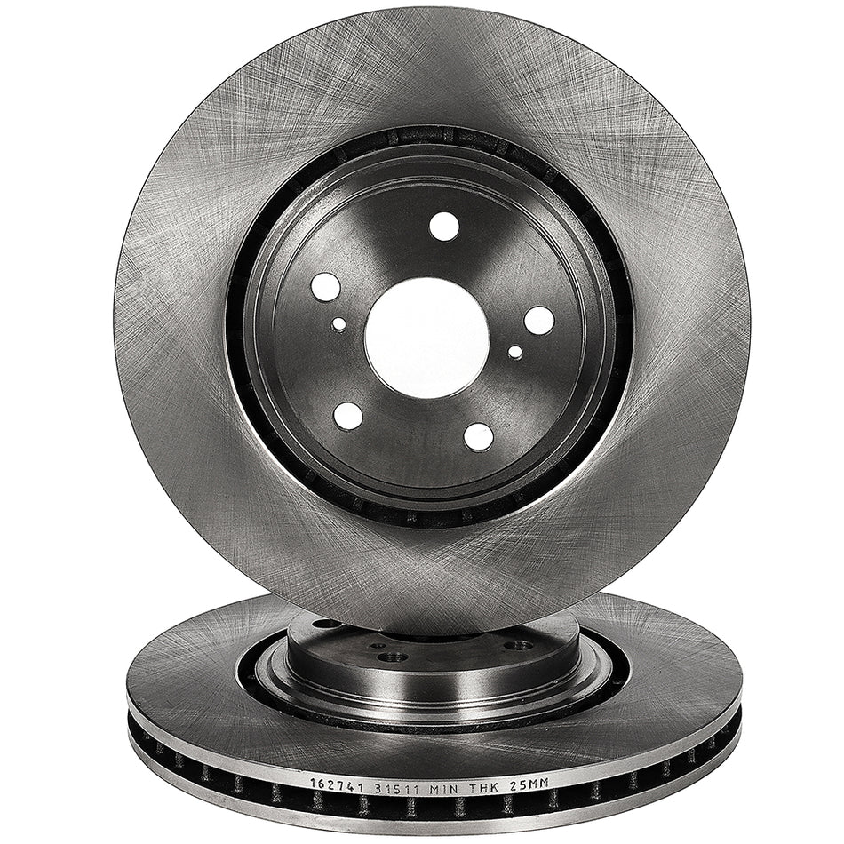 Front 330.2mm 5 Lug Brake Rotors For 08-19 Toyota Highlander 11-20 Toyota Sienna