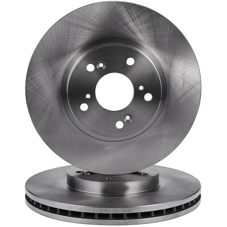 Brake Rotors Front For 04-14 Acura TSX 03-15 Honda Accord