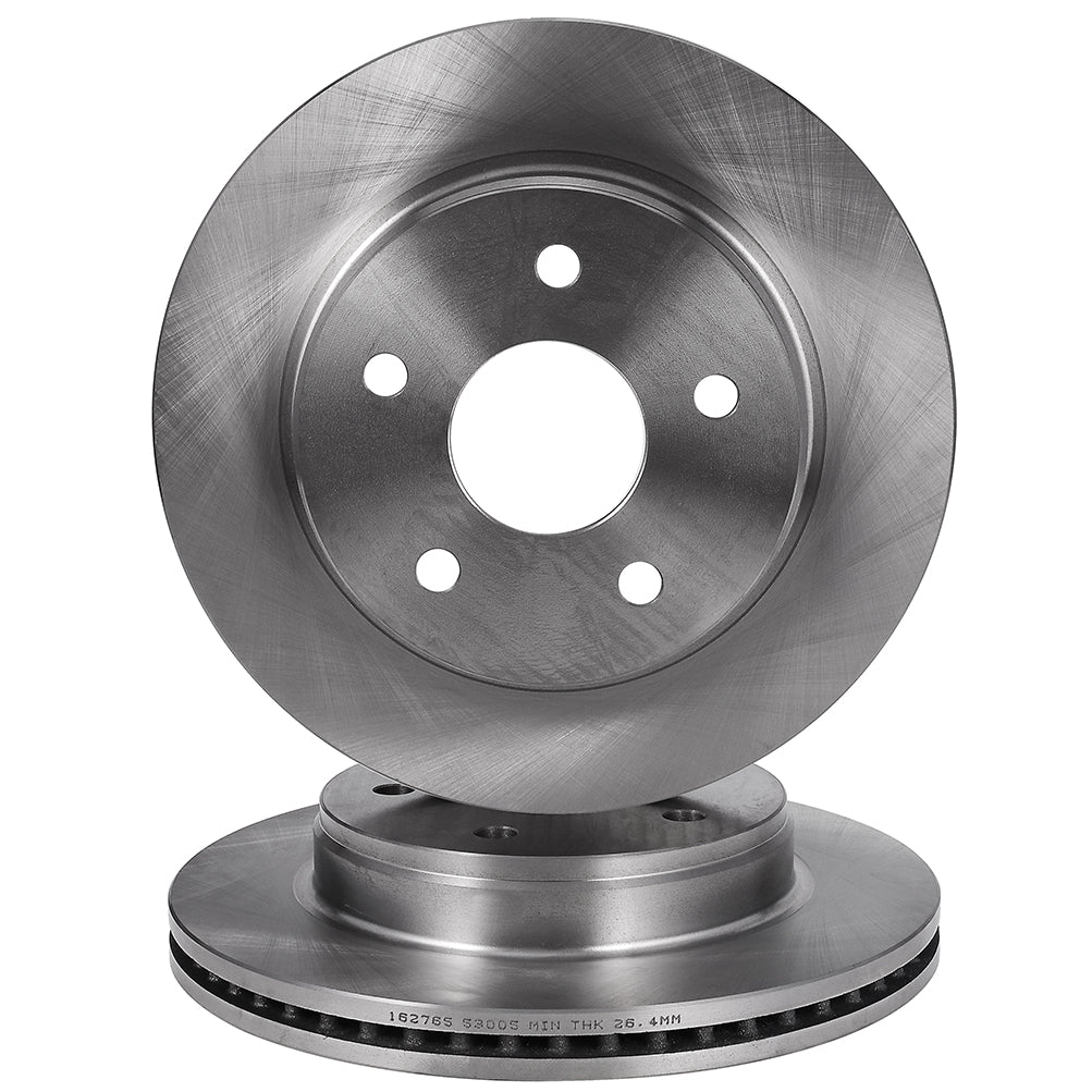 Front 336.55mm 5 Lug Brake Rotors For 04-09 Dodge Durango 02-10 Dodge Ram 1500 Only for Auto