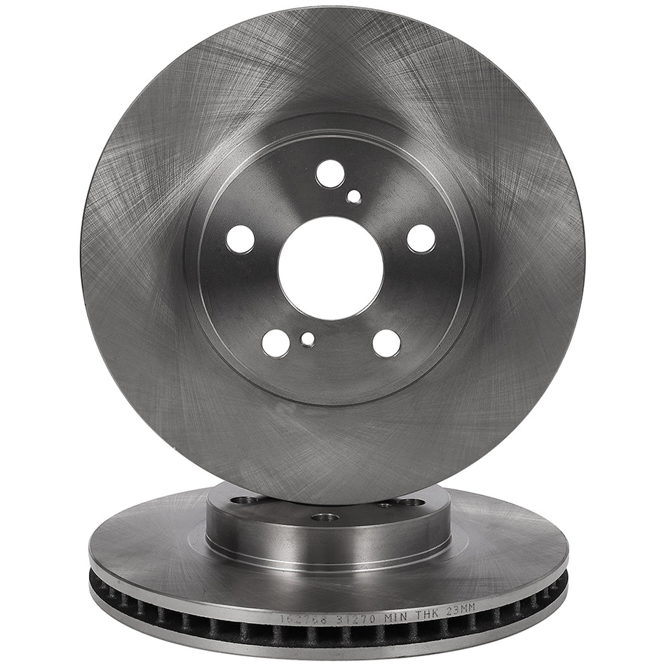 Front 273.05mm 5 Lug Brake Rotors For 03-08 Pontiac Vibe Toyota Matrix