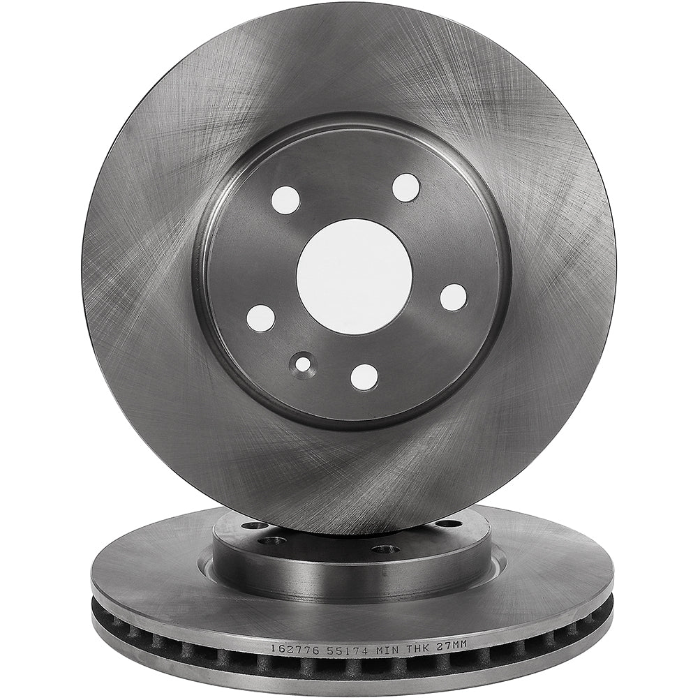 Front 323.85mm 5 Lug Brake Rotors For 10-16 Buick LaCrosse 10-17 GMC Terrain Only for Auto