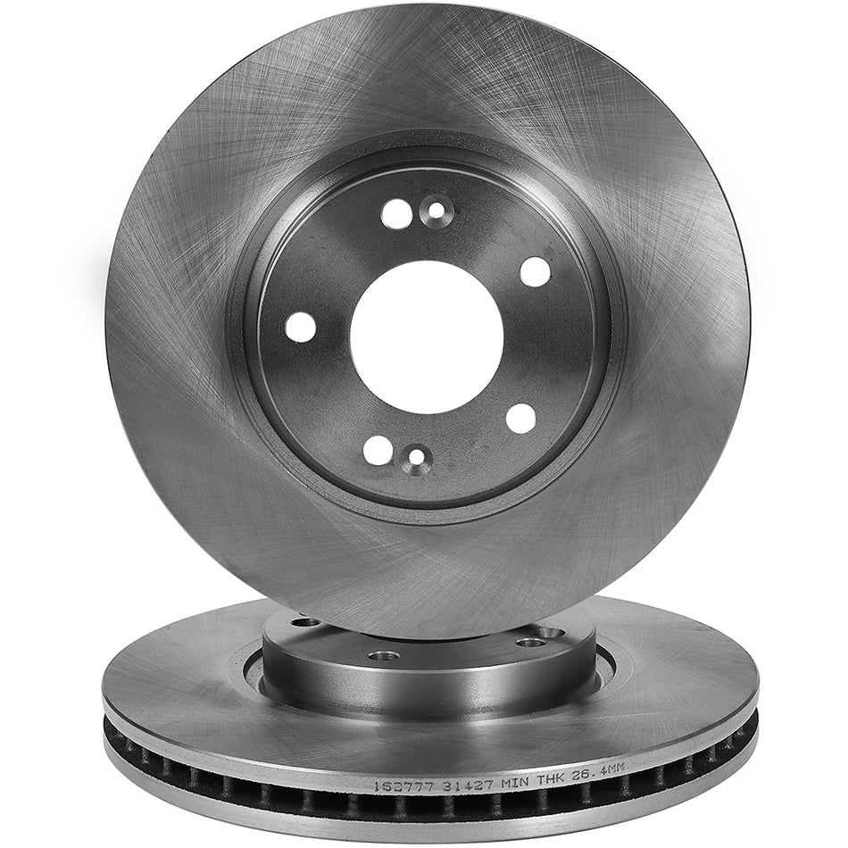 Front Brake Rotors For Kia Forte Koup Forte5 Sportage Optima