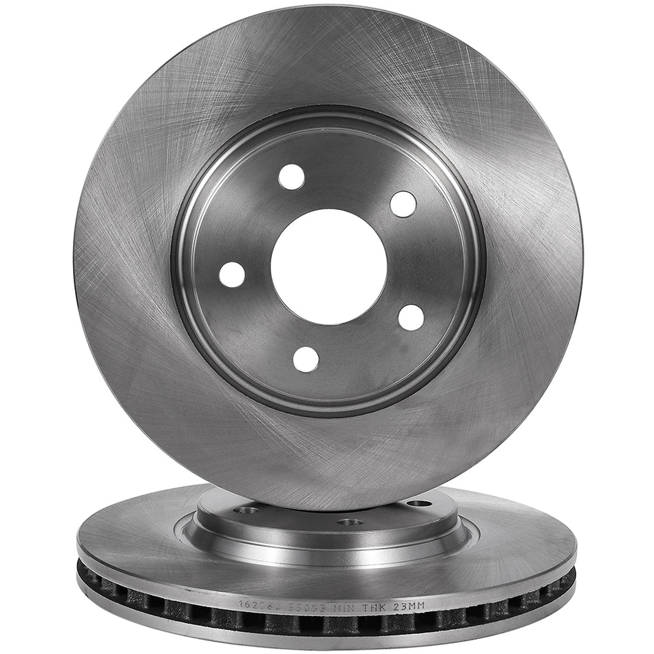 Brake Rotors For 04-12 Chevrolet Malibu 05-10 Pontiac G6 2 Front