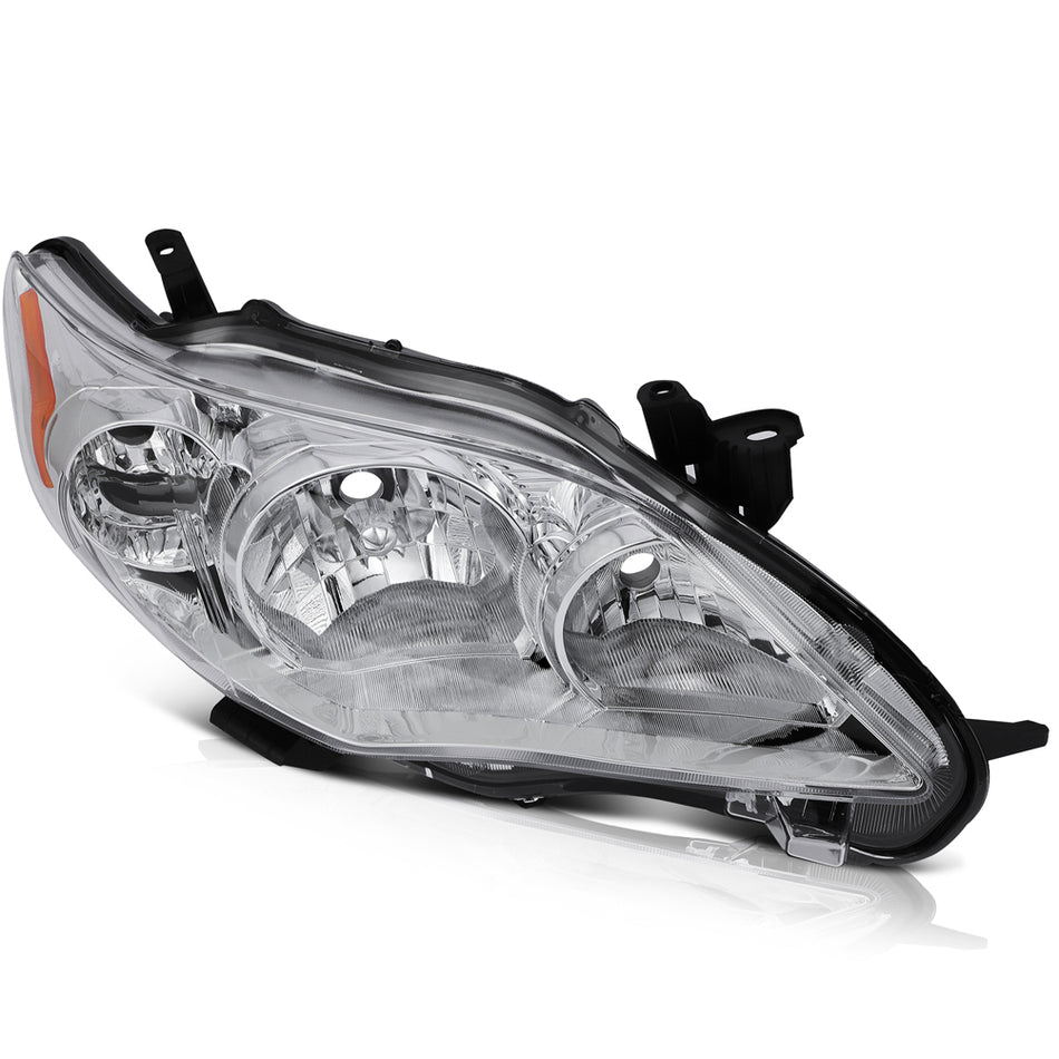 Fits 2011-2013 Toyota Corolla Front Headlight Assembly Left + Right Sides