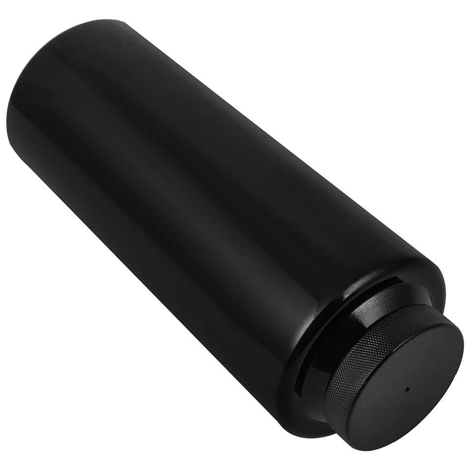 Aluminum Radiator Coolant Overflow Expansion Black Tank Universal