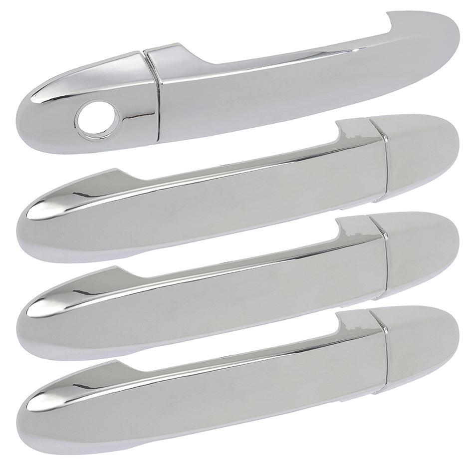 Fits 2006-2012 HYUNDAI SANTA FE DOOR HANDLE COVER COVERS CHROME plastic