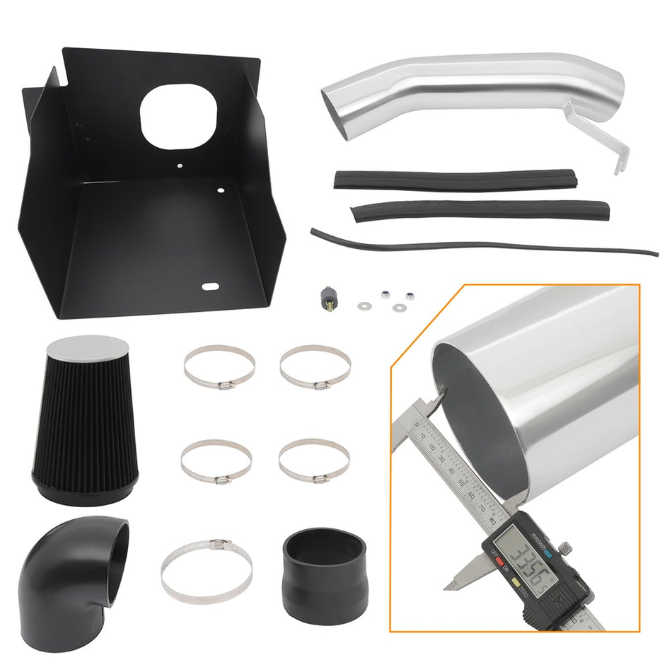 2003-2009 Hummer H2 6.0L/6.2L Cold Air Intake Kit + Heat Shield System