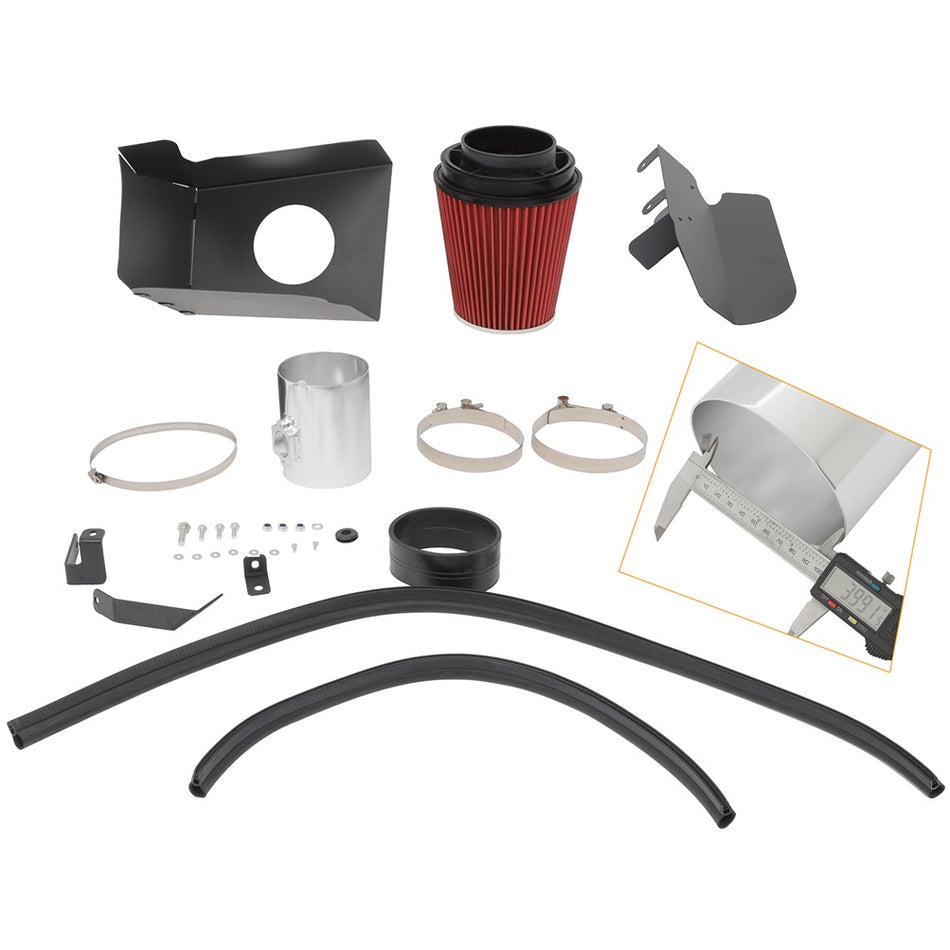 2008-2010 Ford F-250 F-350 F-450 Super Duty 6.4L Cold Air Intake Aluminum Tube with Heat Shield