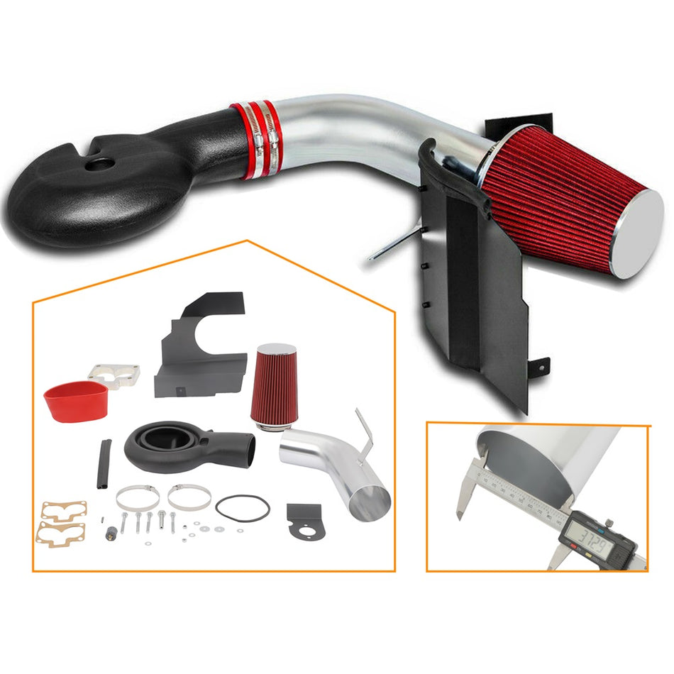 98-03 Dodge Durango 97-99 Dodge Dakota 5.2/5.9L Cold Air Intake System with Heat Shield