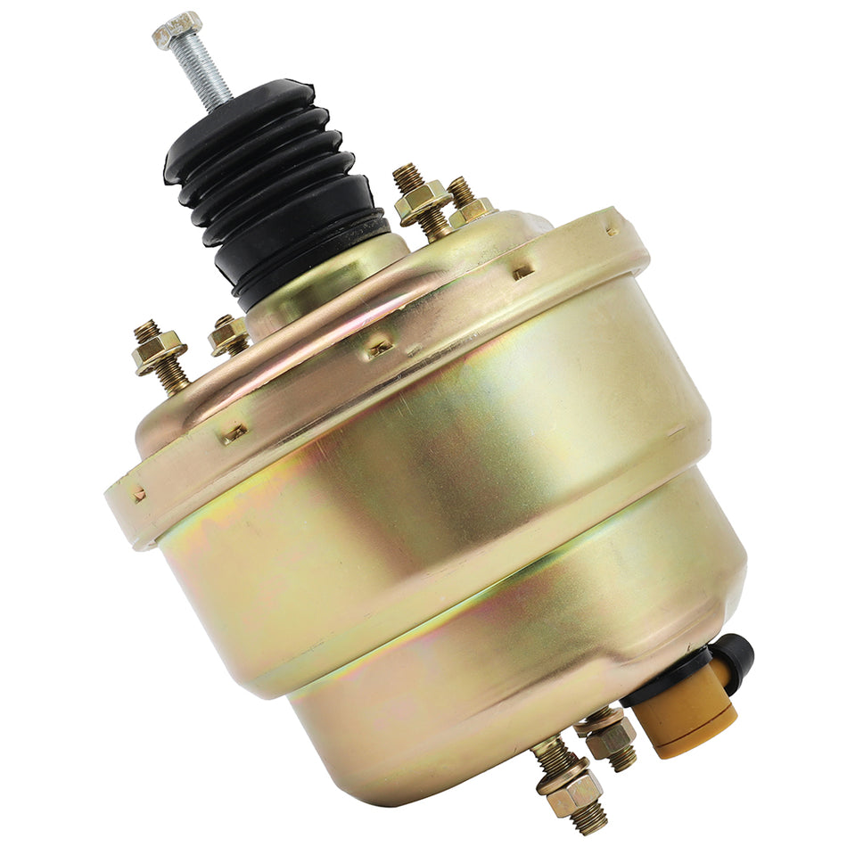 Universal St Rod 7 inch Zinc Power Brake Booster For Ford Chevy GM Dual Diaphragm Only for Auto