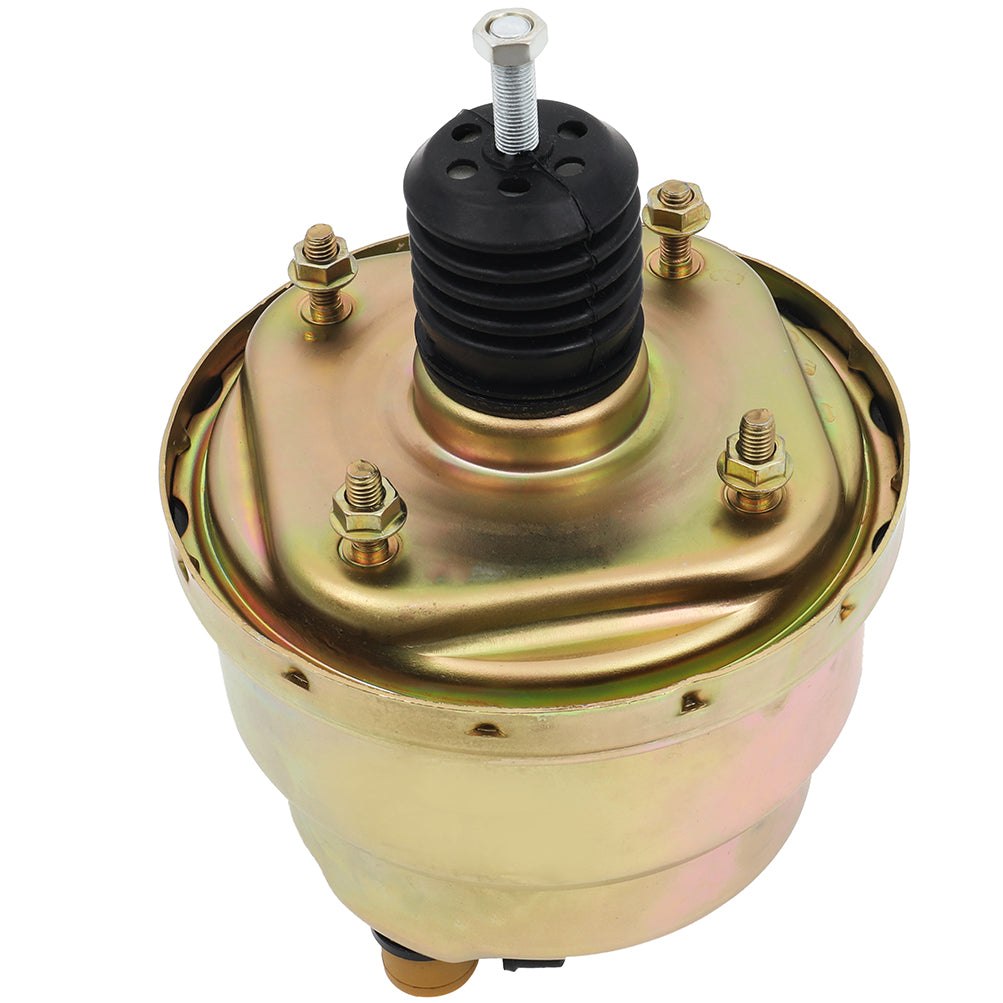 Universal St Rod 7 inch Zinc Power Brake Booster For Ford Chevy GM Dual Diaphragm Only for Auto