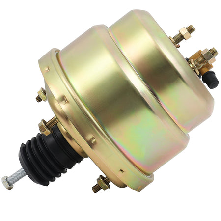 Universal St Rod 7 inch Zinc Power Brake Booster For Ford Chevy GM Dual Diaphragm Only for Auto