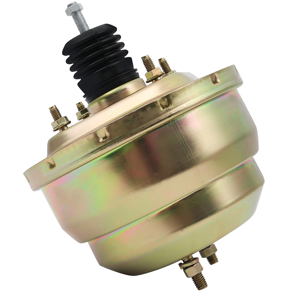 Universal Street Rod 8 inch Zinc Power Brake Booster For Chevy Ford Dual Diaphragm Only for Auto