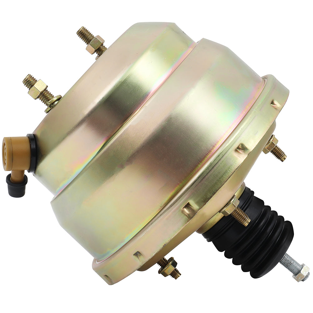 Universal Street Rod 8 inch Zinc Power Brake Booster For Chevy Ford Dual Diaphragm Only for Auto