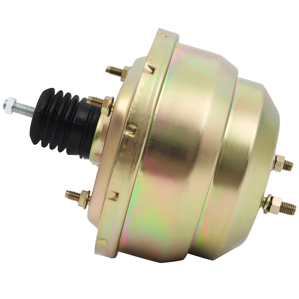 Universal Street Rod 8 inch Zinc Power Brake Booster For Chevy Ford Dual Diaphragm Only for Auto