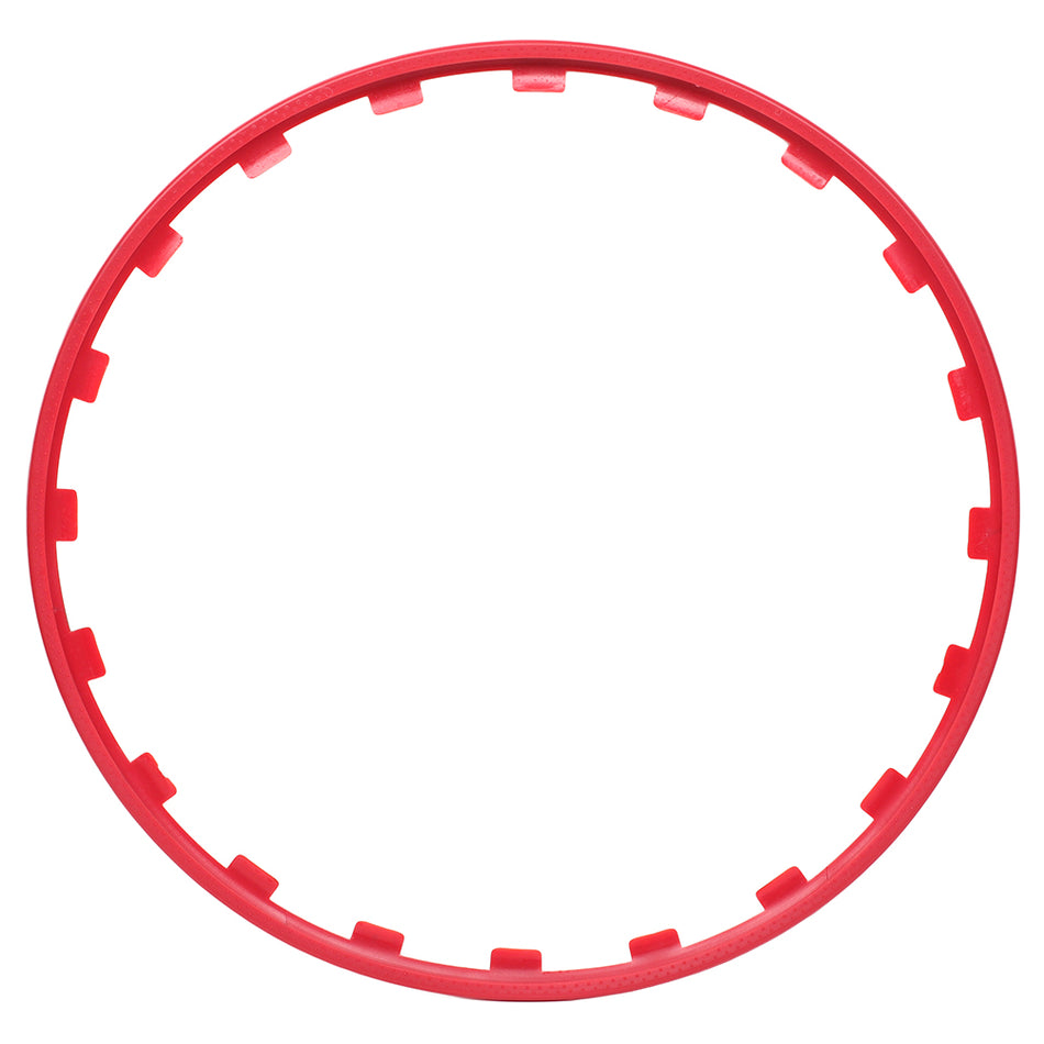 Heavy Duty Car Wheel Hub Rim Protecting Trim Ring 19 Inch Red For BMW Chevy Ford