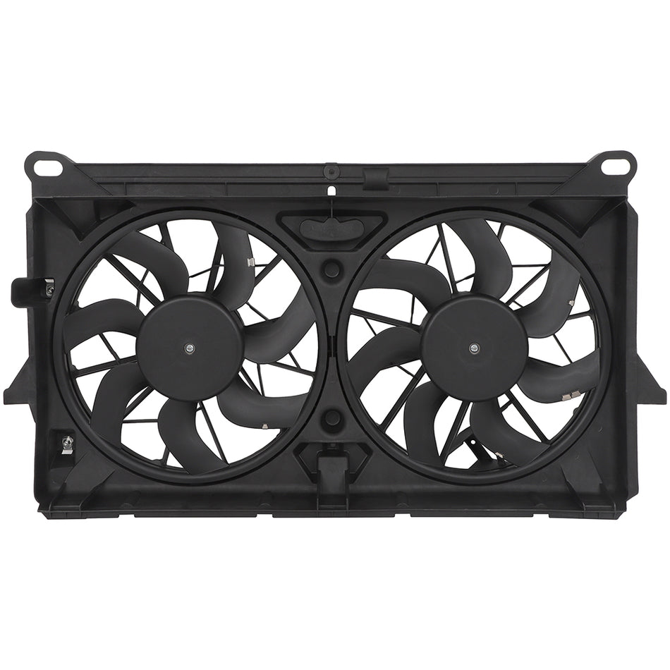 Radiator Condenser Cooling Fan Assembly For 2007 2008-2013 Chevrolet Avalanche