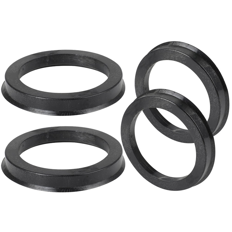 Wheel Hub Centric Rings ID-56.1 OD-72.6 mm plastic Black 4 pcs