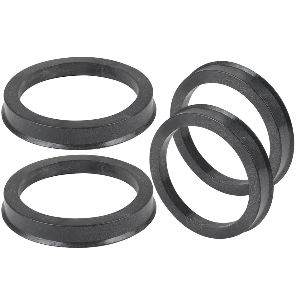 Wheel Hub Centric Rings ID-54.1 OD-67.1 mm plastic Black 4 pcs