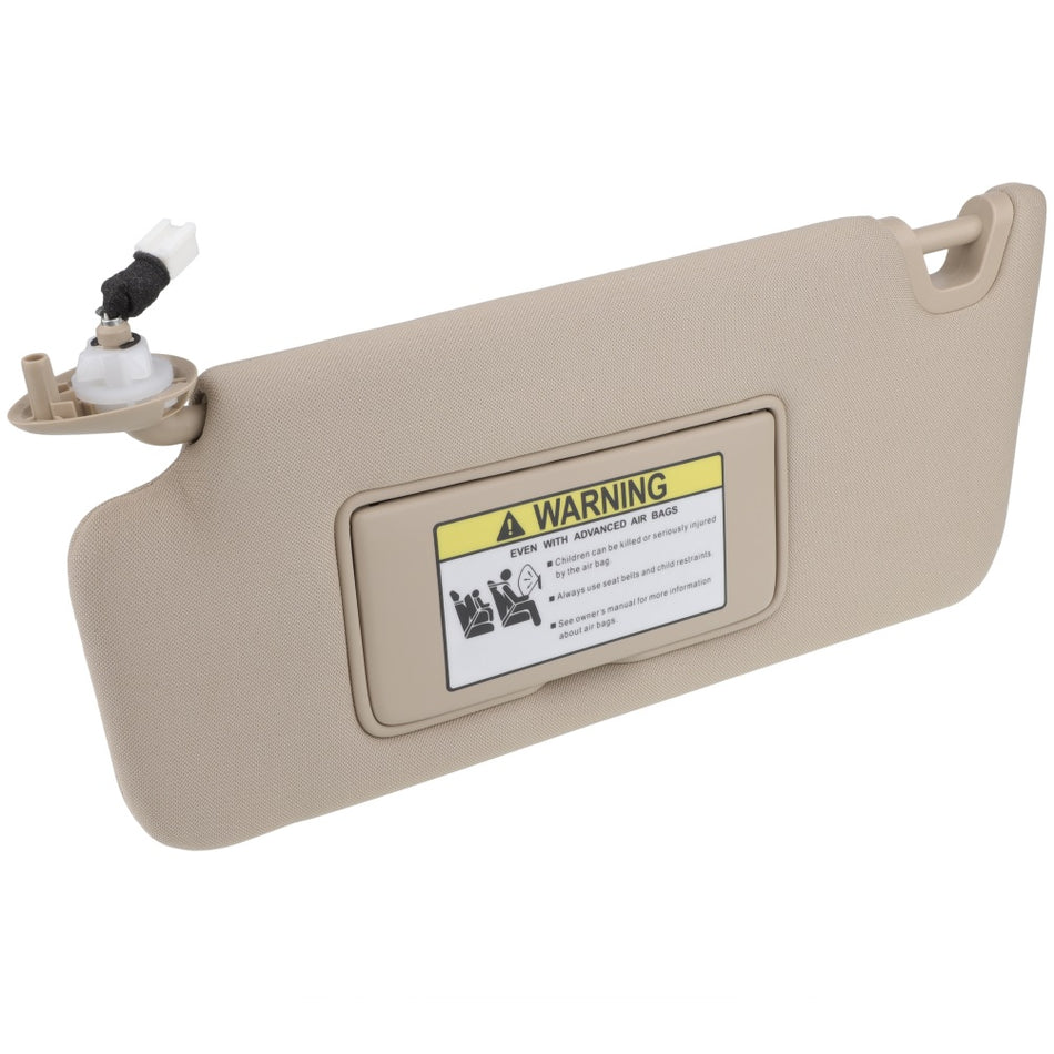 2008-2012 Left Driver Sun Visor Tan For Honda Accord 2.4L 3.5L