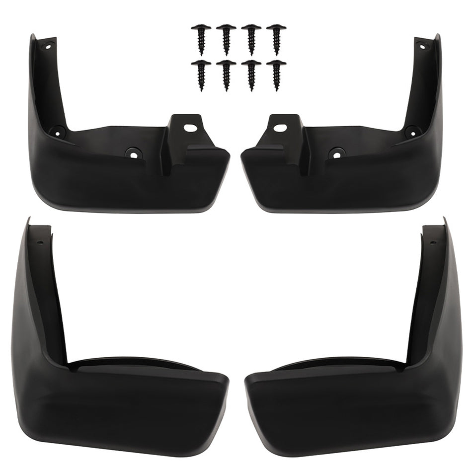 Qty 4 Mud Flaps Splashguards Fits 2008-2012 Honda Accord Sedan Front & Rear Kits