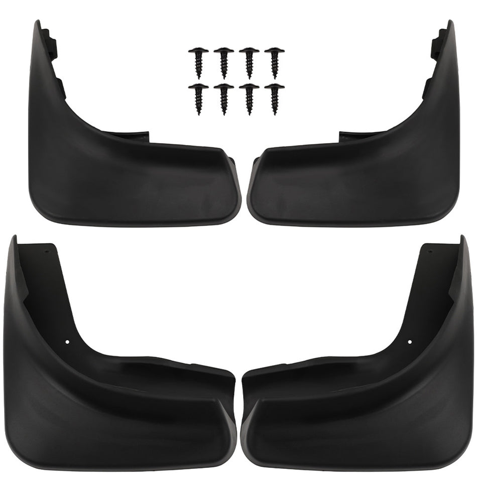 4 Pcs Front & Rear Fits 2010-2014 Volkswagen Golf / GTI Splash Shields Mud Flaps
