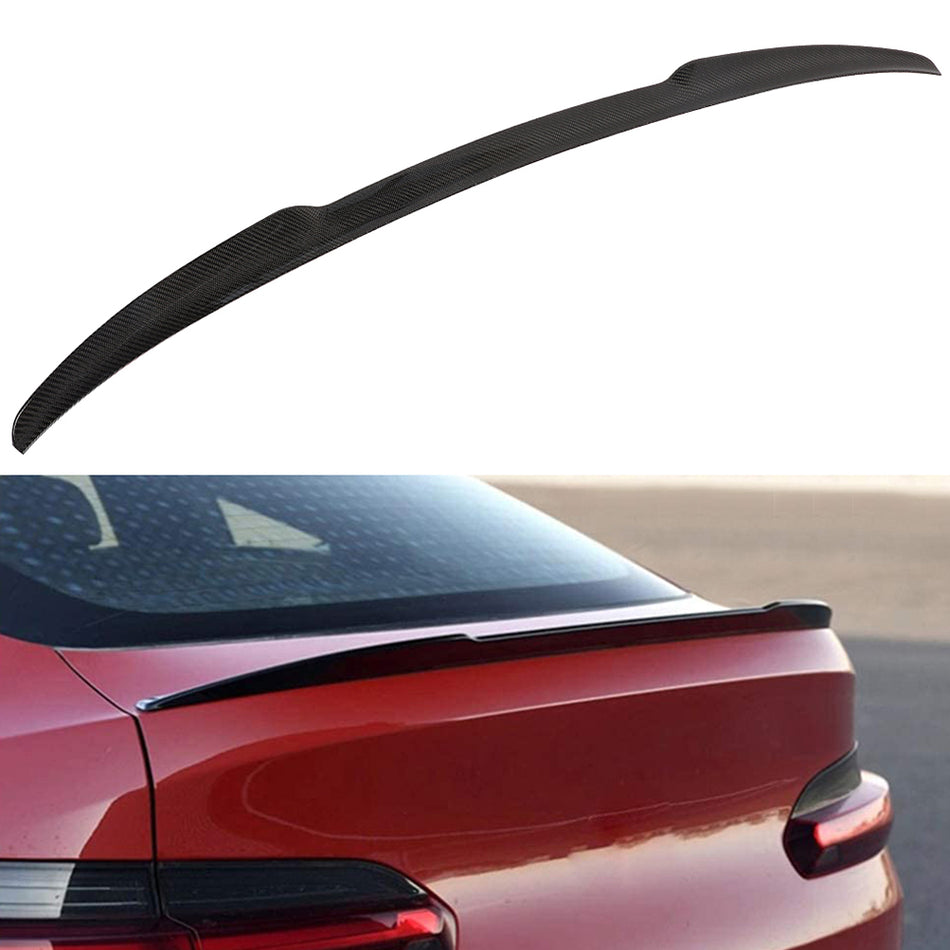Fits 2019-2020 BMW X4 G02 Real Carbon Fiber Trunk Spoiler Wing