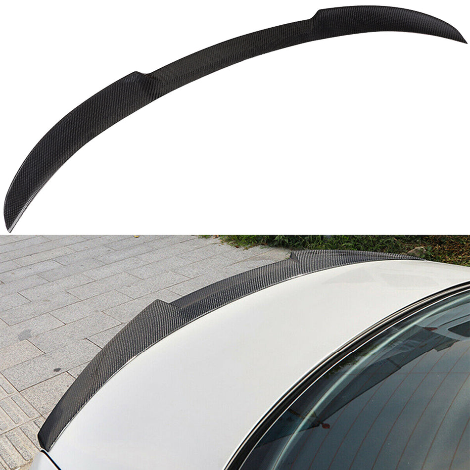 For 2005-2012 BMW E90 3-Series Sedan & E90 M3 100% Carbon Fiber Spoiler Lip