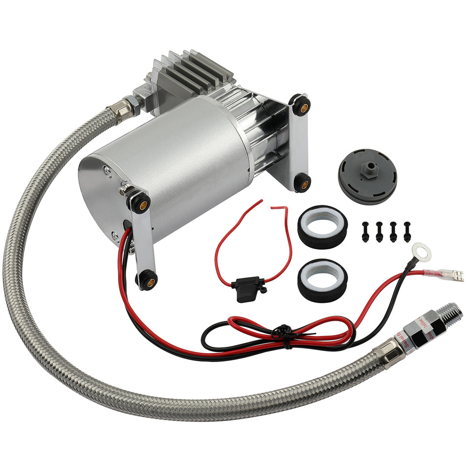 For Boat Van Train Car Semi Truck Air Horn 150psi Compressor 30A Fuse Kit 12V