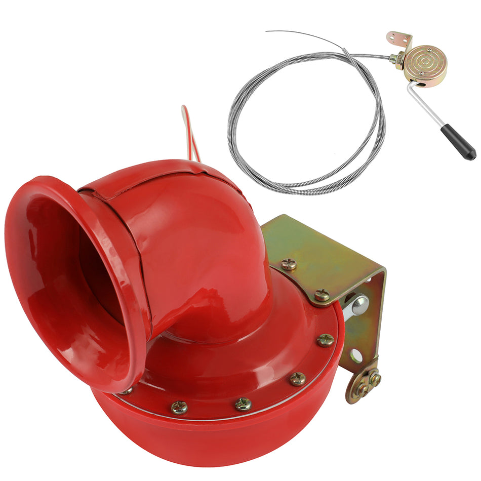 For Car Motorcycle Boat SUV RV 12V 115DB Electric Bull Air Horn With Pull Lever