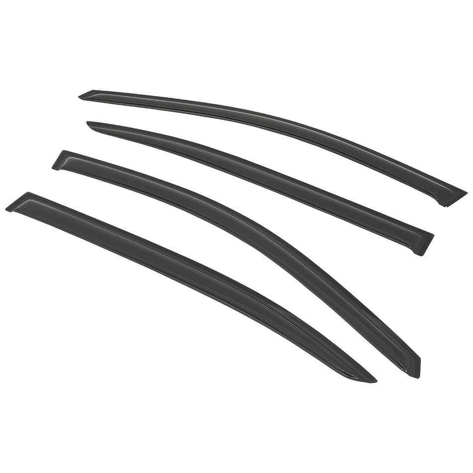 Window Visor Vent Rain Shades Guards Deflectors For 08-12 Honda Accord Sedan