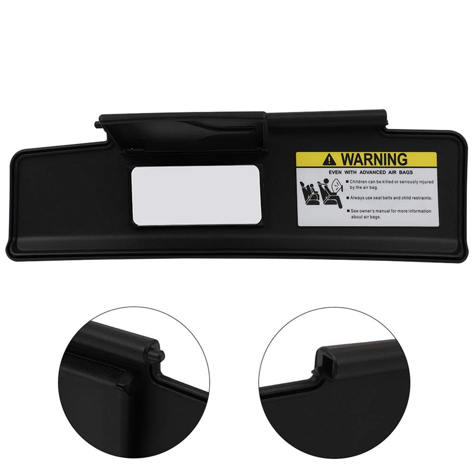 NE5169320D02 Black Front Left Driver Sun Visor For Mazda 2006-2015