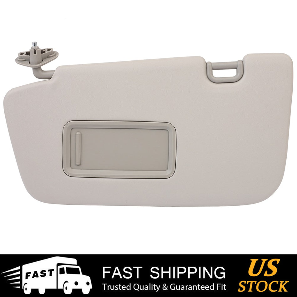 Gray Left Driver Sun Visor Sunvisor For 2008-2014 Subaru Impreza WRX STI