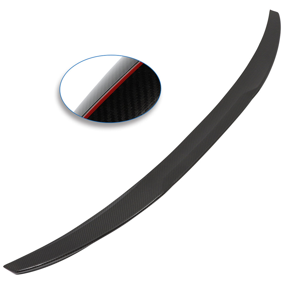 Fits 15-18 BMW F80 M3 F30 3-Series Sedan Real Carbon Fiber Trunk Spoiler Wing