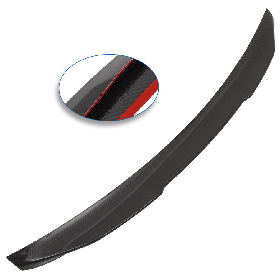 Fits 17-21 BMW G30 G38 530i 540i F90 M5 Real Carbon Fiber Trunk Spoiler Wing