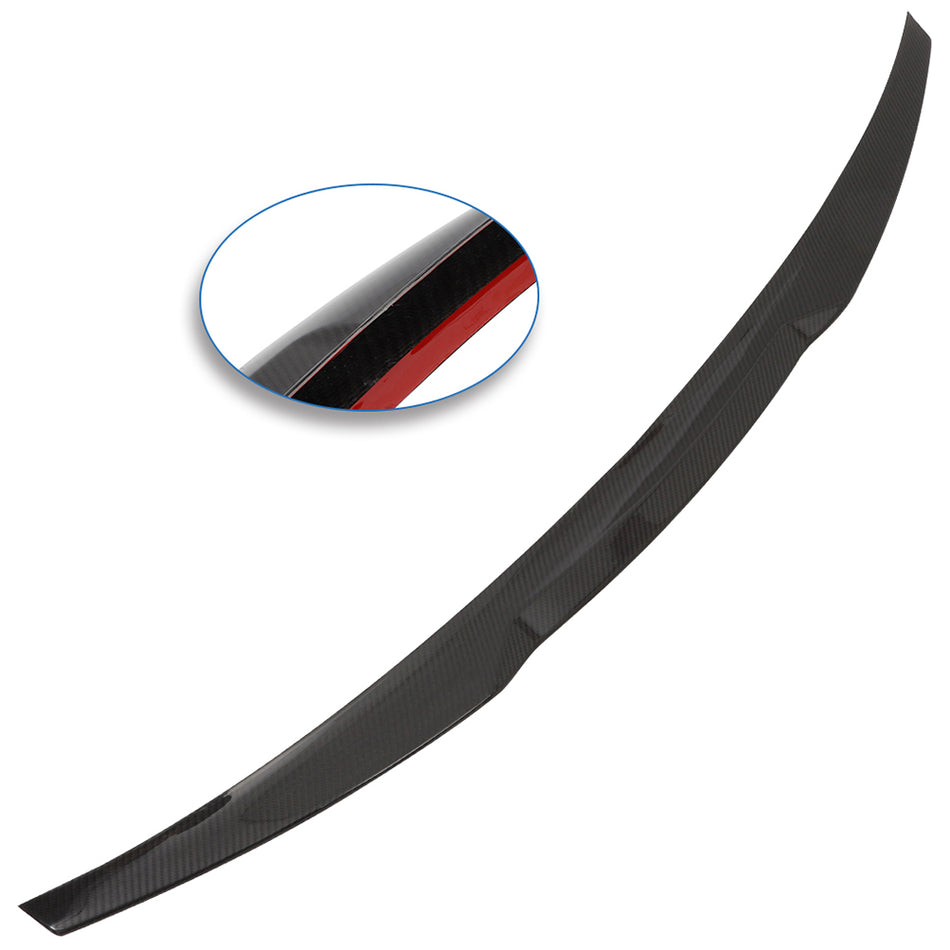 For Audi A5 B9 Sline S5 Sportback 2017-2020 100% Carbon Fiber Spoiler Lip