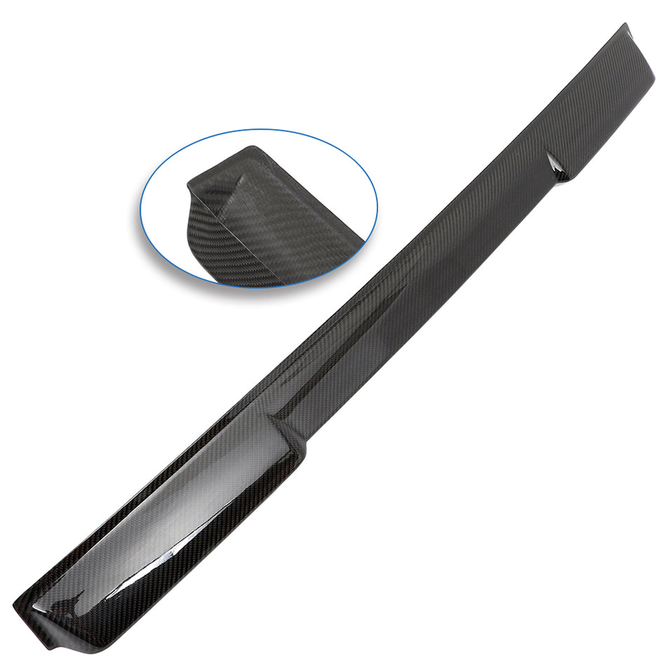 For 2011-2021 Dodge Charger Rear Window Visor Roof Spoiler Carbon Fiber