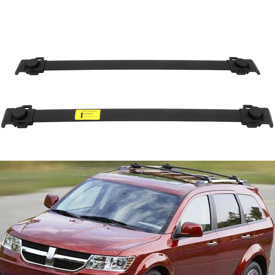 For FOR 2009-2018 Dodge Journey Aluminum Roof Rack Cross Bar Top Luggage Cargo