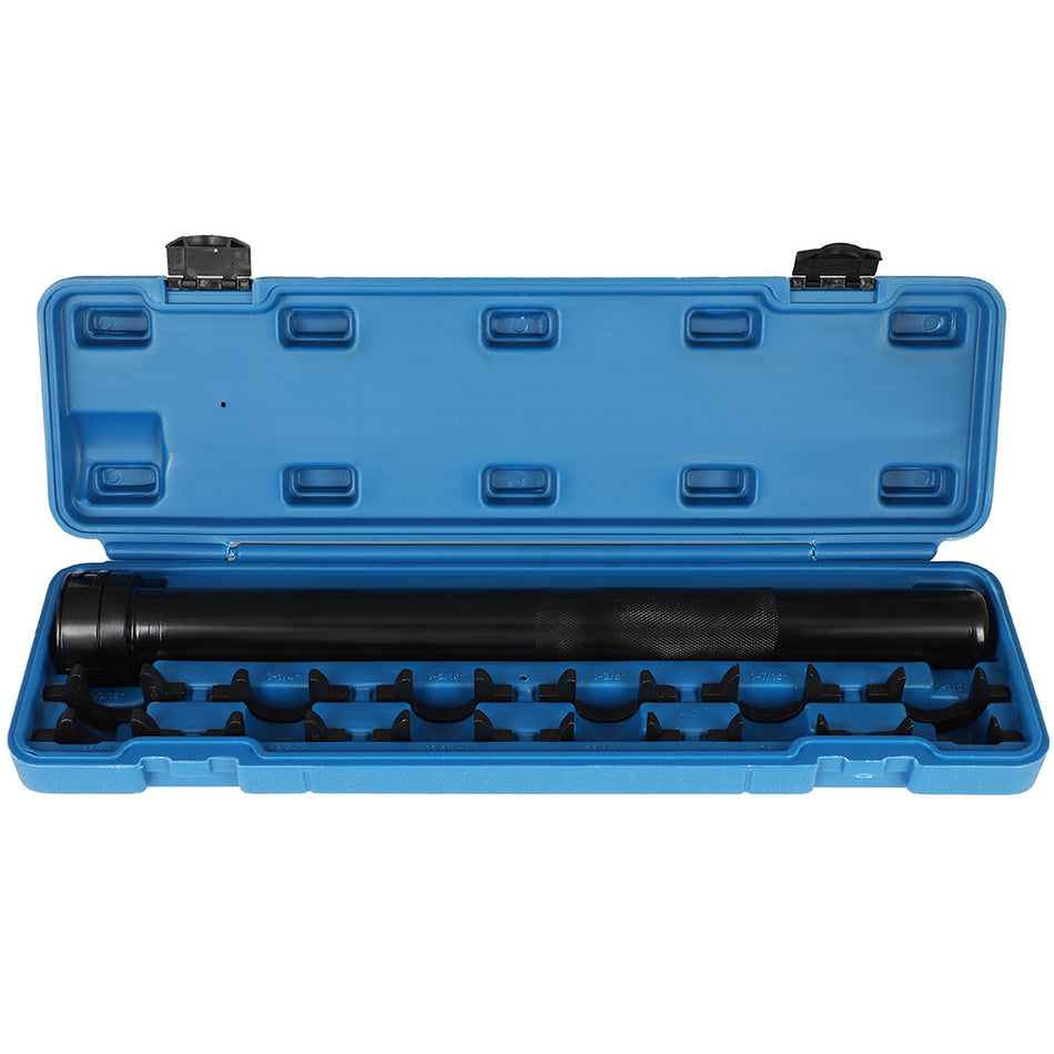 13pc Inner Tie Rod Removal Installation Tool Set with 12 SAE & Metric Adaptors