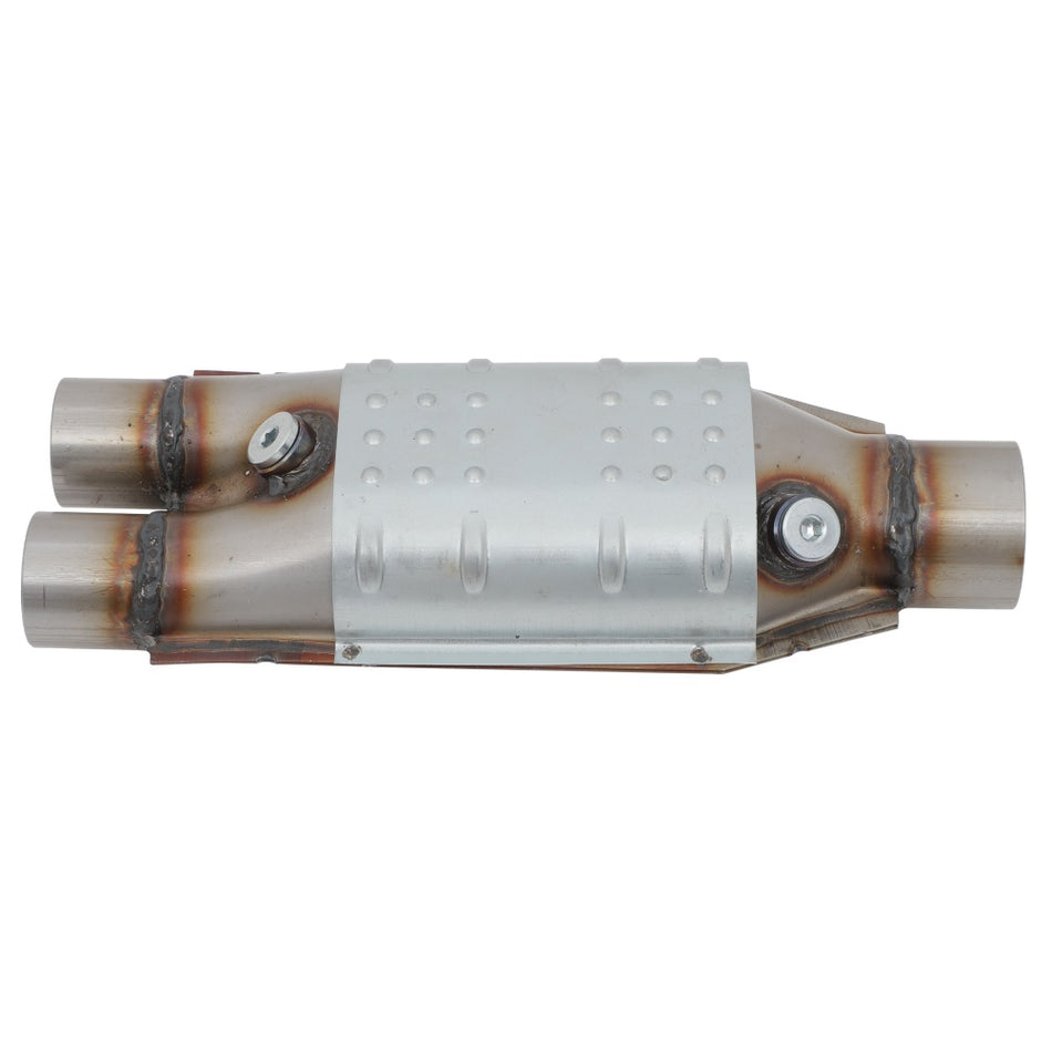 15.25inchX6inchX4inch Universal Fit Weld On Catalytic Converter Pipe 2inch/2.5inchInlet