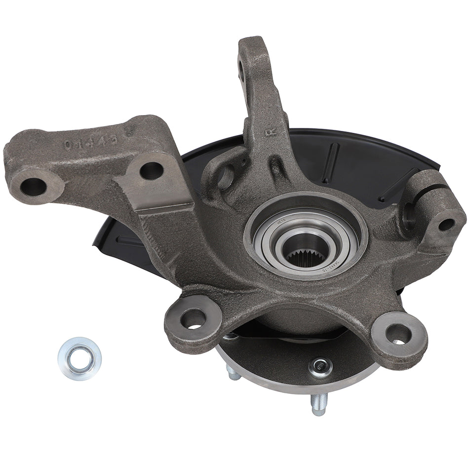 Front Passenger Wheel Hub Bearing Knuckle Assembly For Ford Escape Mazda Tribute