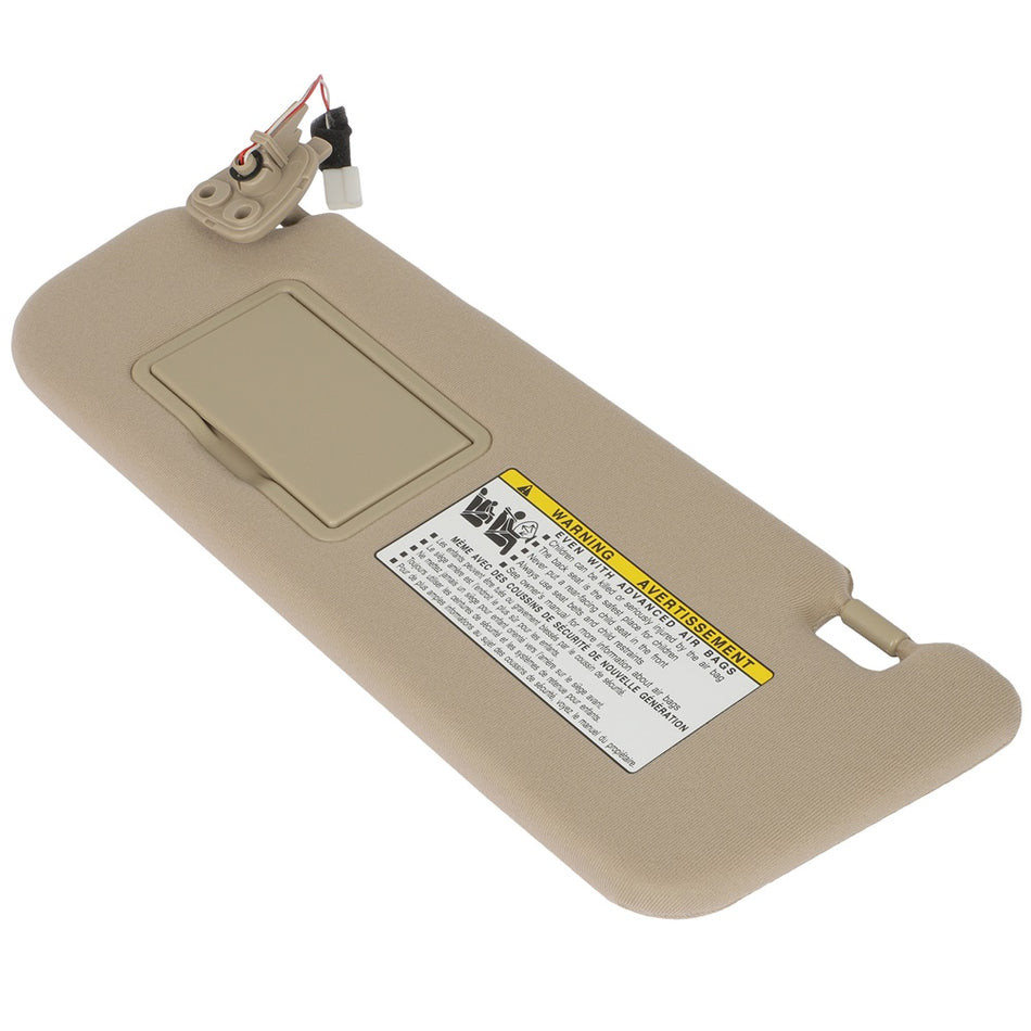 Driver Side Beige Sun Visor For 05 06 07 08 Hyundai Sonata