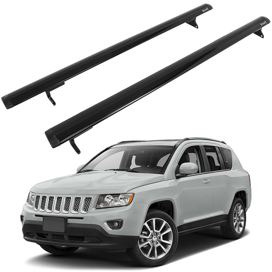 Cross Bar For 2011-2017 Jeep Compass Roof Rack Set Roof Rail Set Luggage Carrier