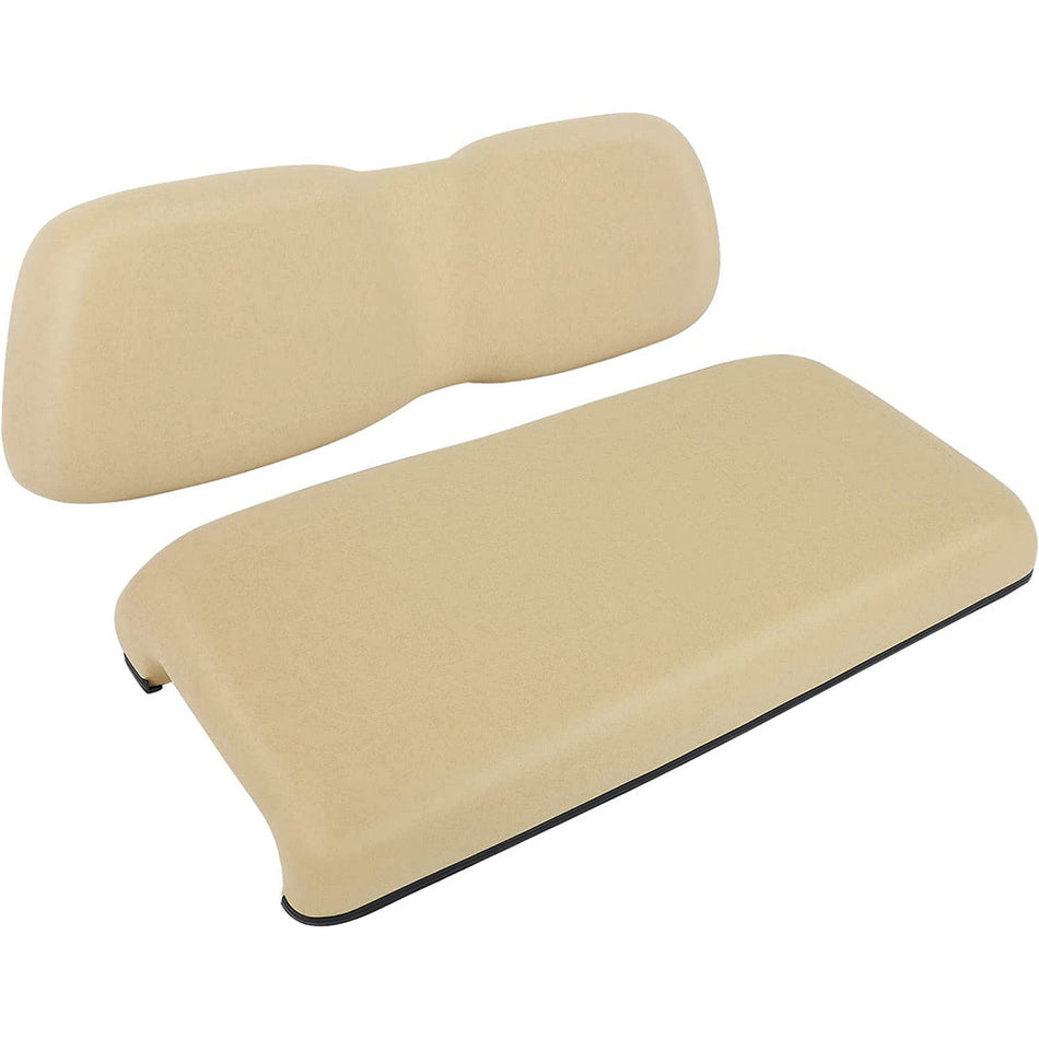 Golf Cart Cushion Seat Set For Club Car DS Front Bottom Back Seat Assembly Buff